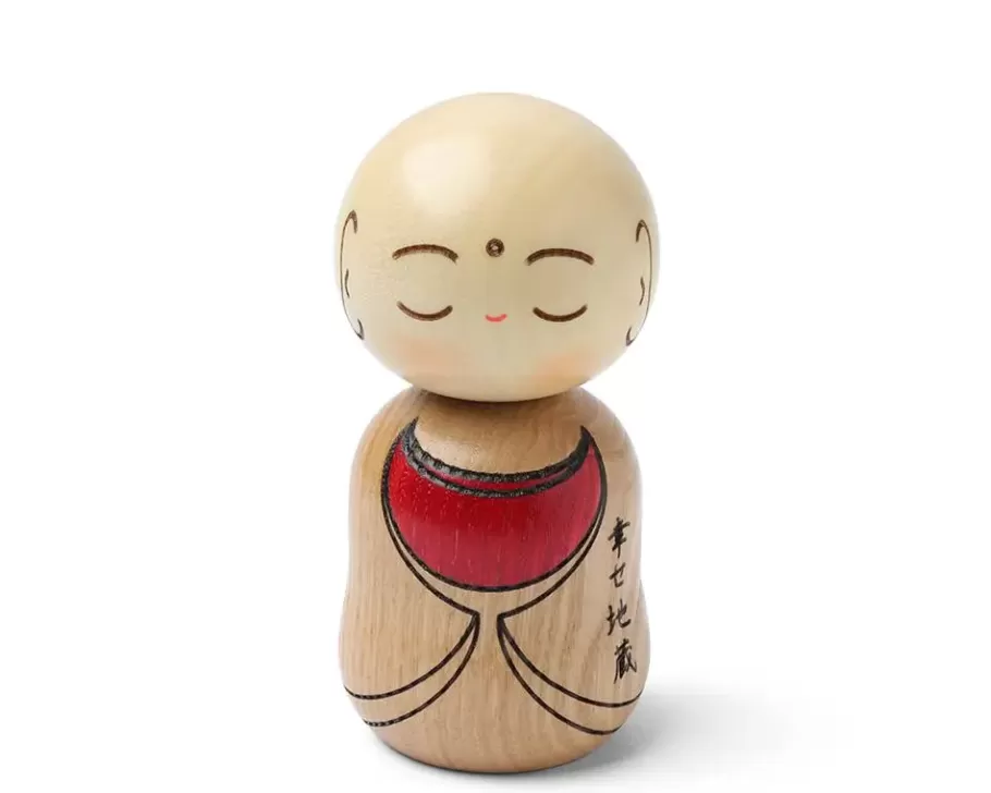 MIYA Company Figurines^Kokeshi Ojizo Brown