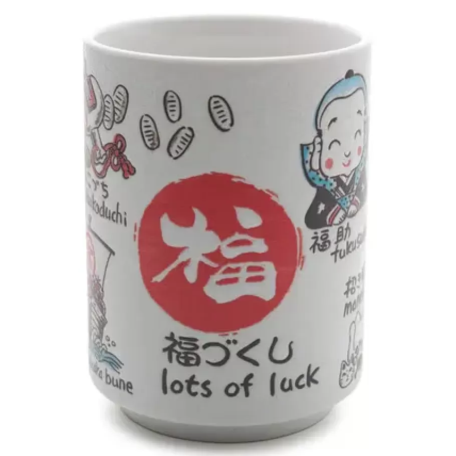 MIYA Company Teacups^Lots Of Luck Teacup