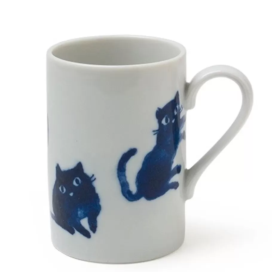 MIYA Company Cats^Midnight Blue Cat Mug