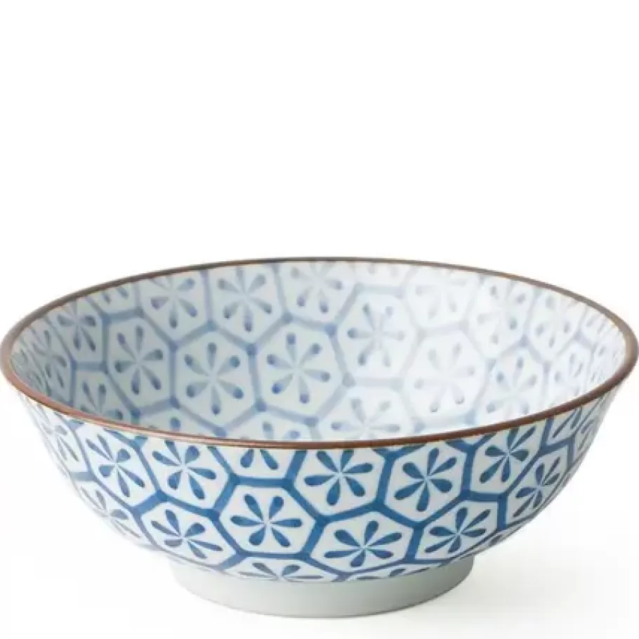 MIYA Company Ramen Bowls^Monyou 7.5" Hana Kikkou Bowl