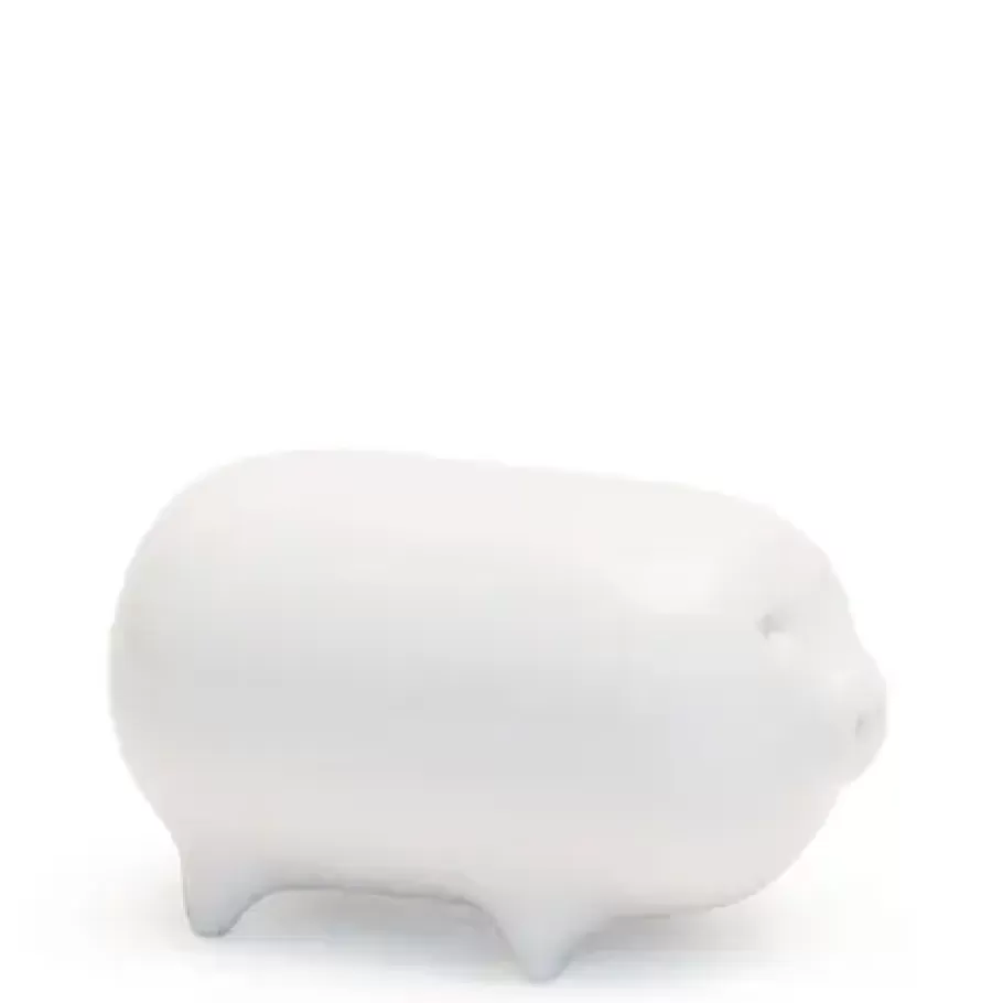 MIYA Company Pigs^Mori Pig Figurine - White At Miya