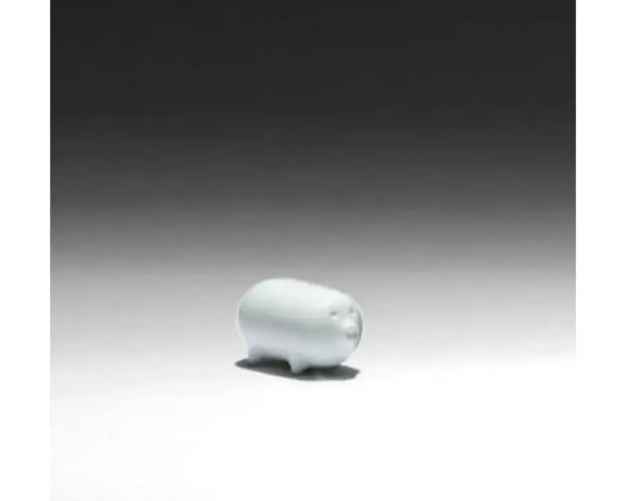 MIYA Company Pigs^Mori Pig Figurine - White At Miya