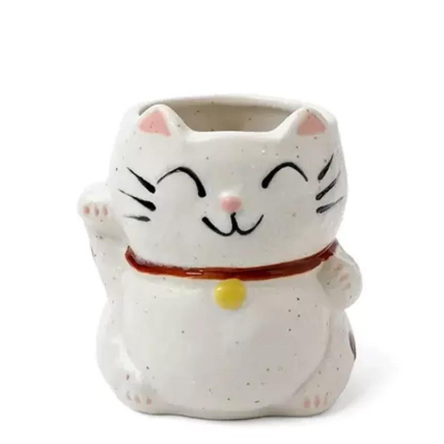 MIYA Company Cups/Mugs^Mug Cat White With Spots