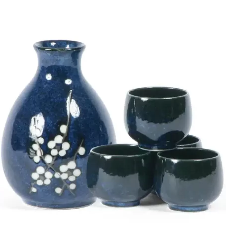 MIYA Company Sake Sets^Namako Blossoms Sake Set