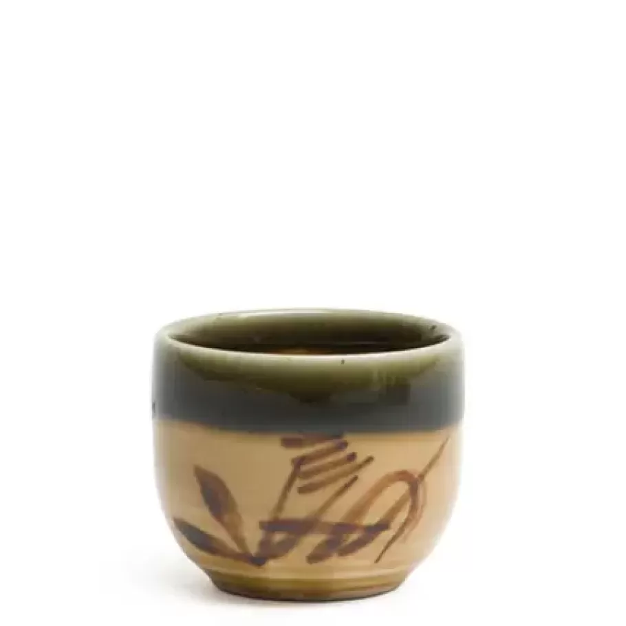 MIYA Company Sake Bottles & Cups^Oribe Sasa 1.2 Oz. Sake Cup