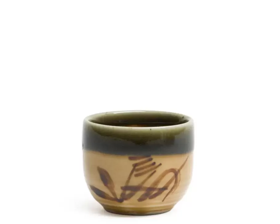 MIYA Company Sake Bottles & Cups^Oribe Sasa 1.2 Oz. Sake Cup