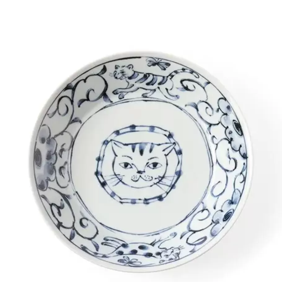 MIYA Company Plates^Plate 8" Cat Face