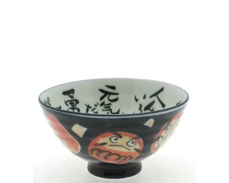 MIYA Company Tableware^Rice Bowl Daruma Dark Blue