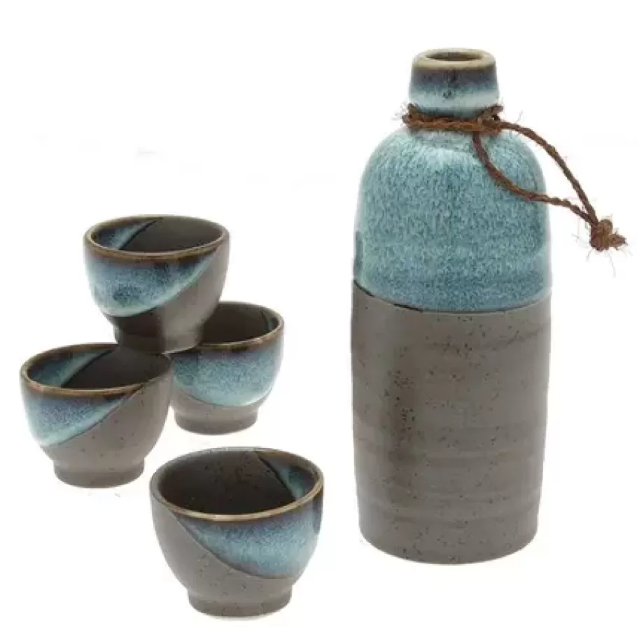 MIYA Company Sake Sets^Sake Set Black Sand Beach