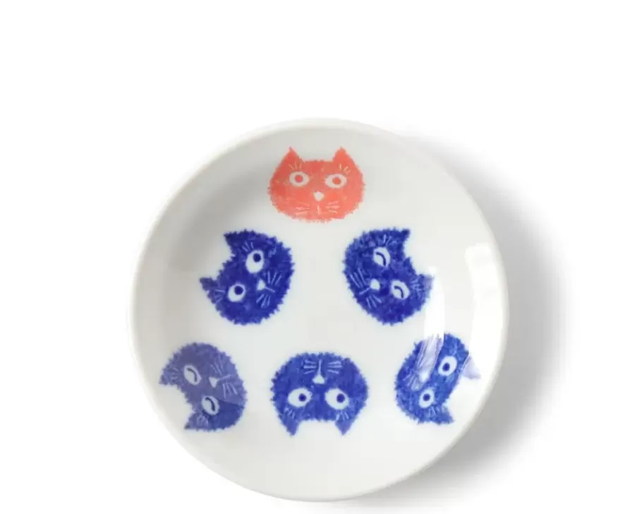 MIYA Company Other^Sauce Dish Cat Furry Faces