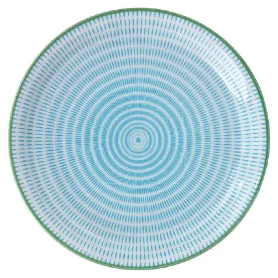 MIYA Company Large Plates^Sen Colors 9.75" Plate - Blue