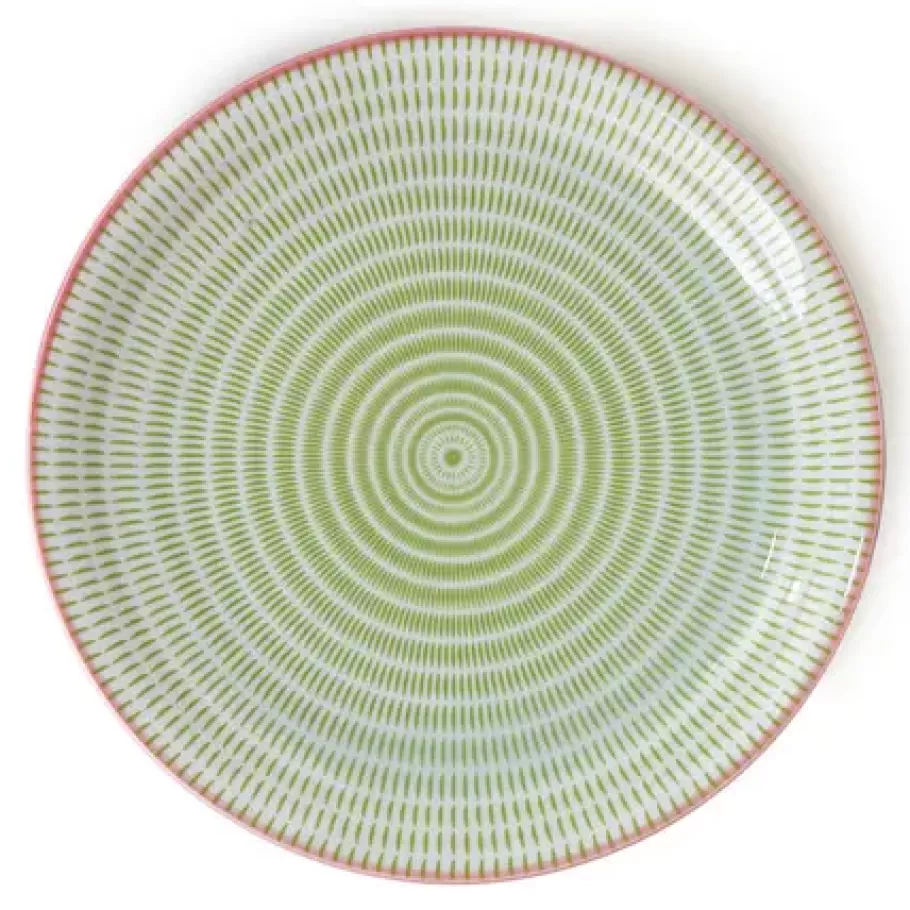 MIYA Company Large Plates^Sen Colors 9.75" Plate - Green