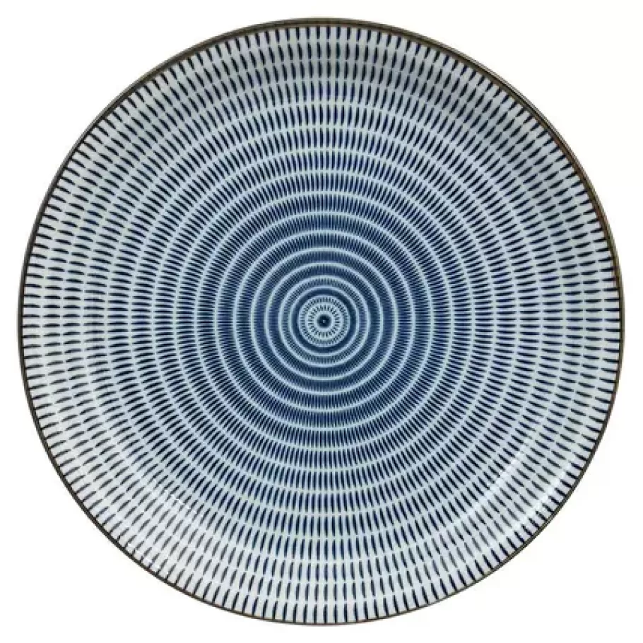 MIYA Company Large Plates^Sen Colors 9.75" Plate - Navy