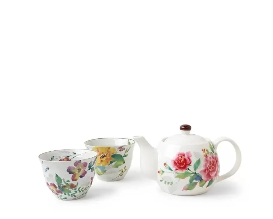 MIYA Company Tea Sets - Ceramic^Spring Floral Tea Set