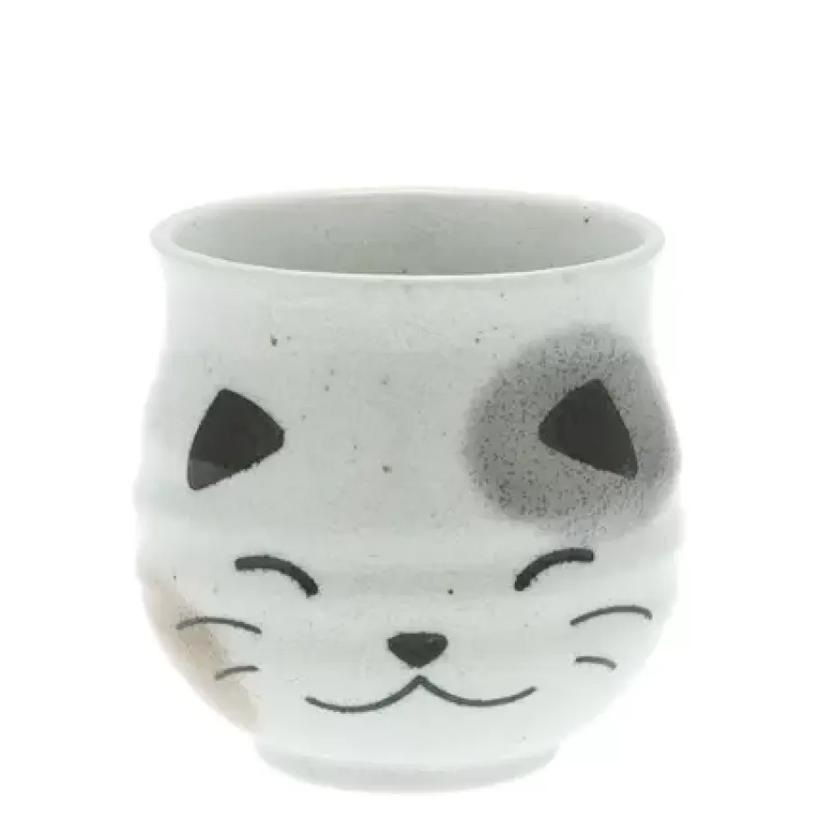 MIYA Company Teacups^Teacup White Calico Cat