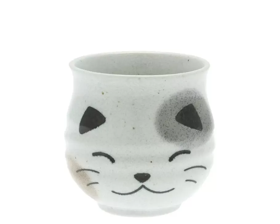 MIYA Company Teacups^Teacup White Calico Cat