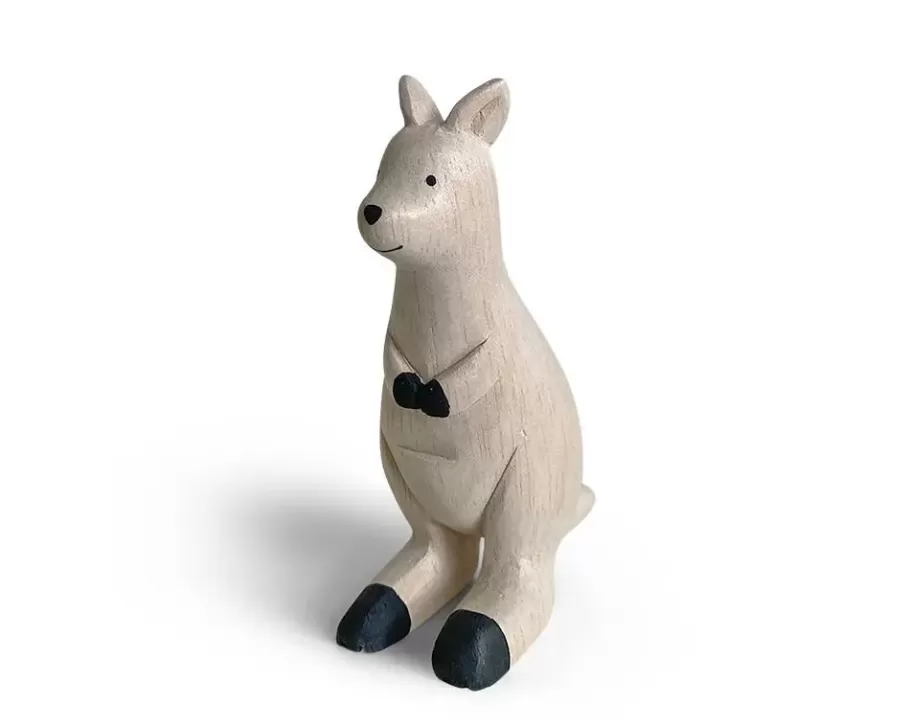 MIYA Company Other^T-Lab Wooden Animal - Kangaroo