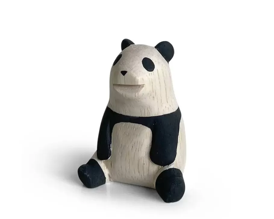 MIYA Company Pandas^T-Lab Wooden Animal - Panda