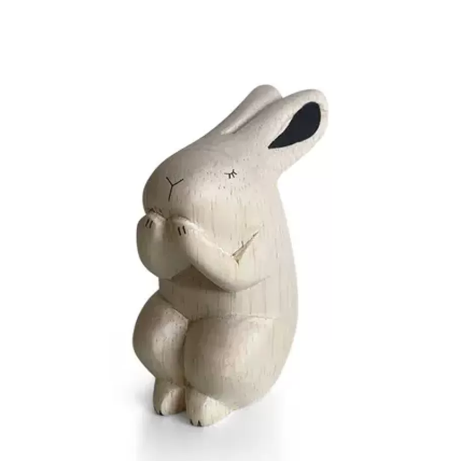 MIYA Company Rabbits^T-Lab Wooden Animal - Rabbit