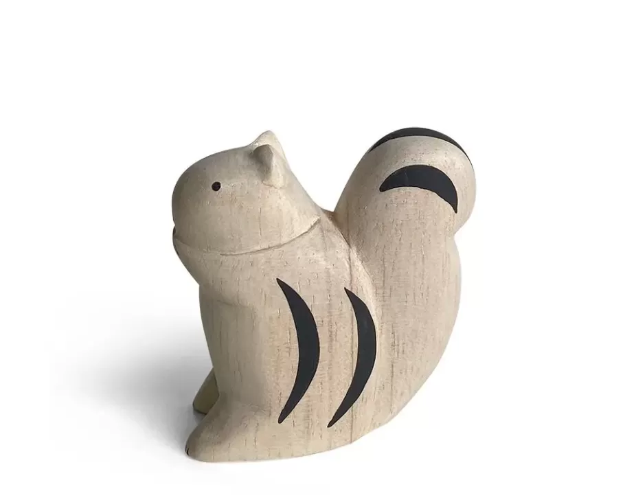 MIYA Company Other^T-Lab Wooden Animal - Squirrel