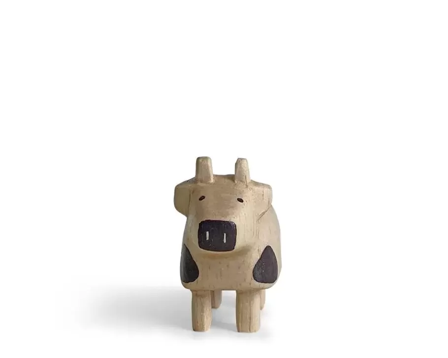 MIYA Company Other^T-Lab Wooden Animal Zodiac Cow