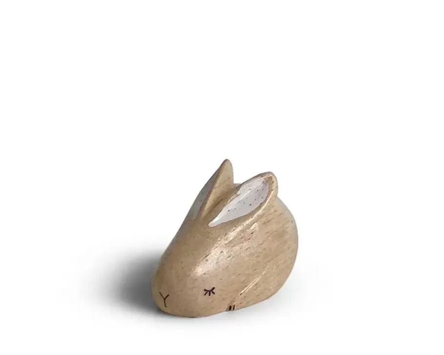 MIYA Company Rabbits^T-Lab Wooden Animal Zodiac Rabbit