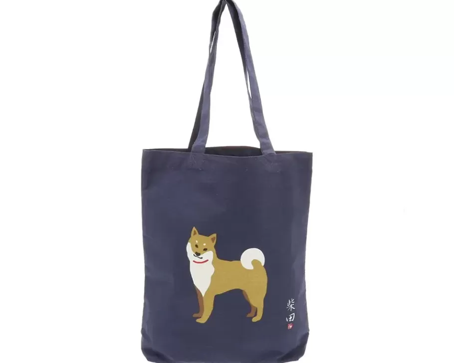 MIYA Company Dogs^Tote Bag Shiba Navy