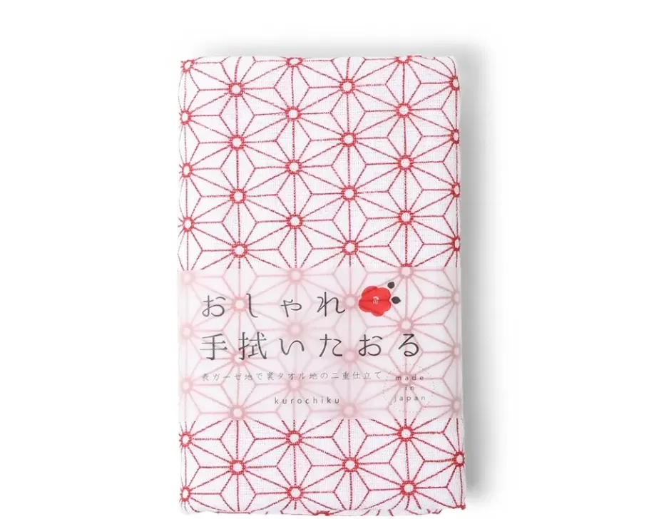 MIYA Company Towels^Towel Red Asanoha