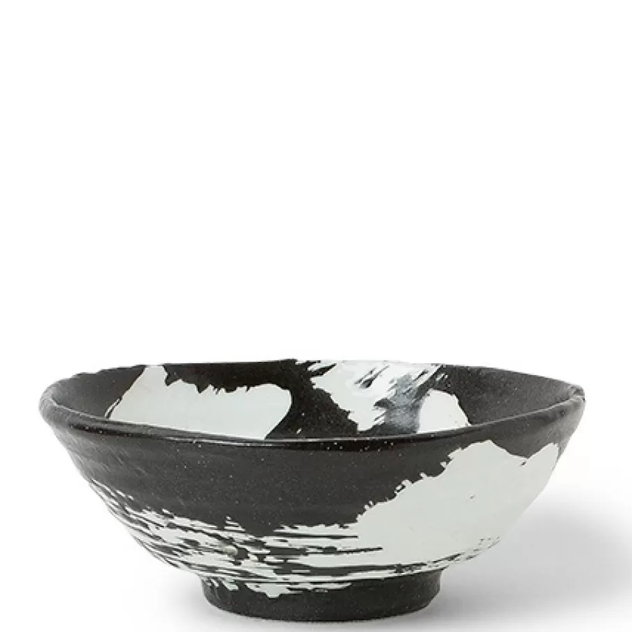 MIYA Company Ramen Bowls^White Brush Stroke 8" Bowl