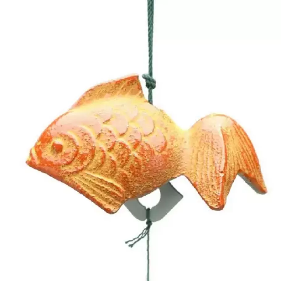 MIYA Company Fish^Wind Chime Goldfish Orange 1-5/8"