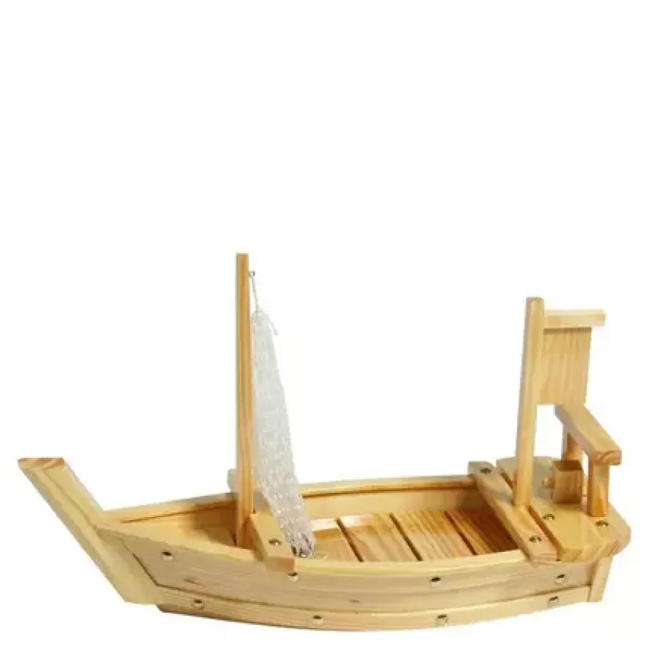 MIYA Company Sushi Service^Wooden Sashimi Boat 29"